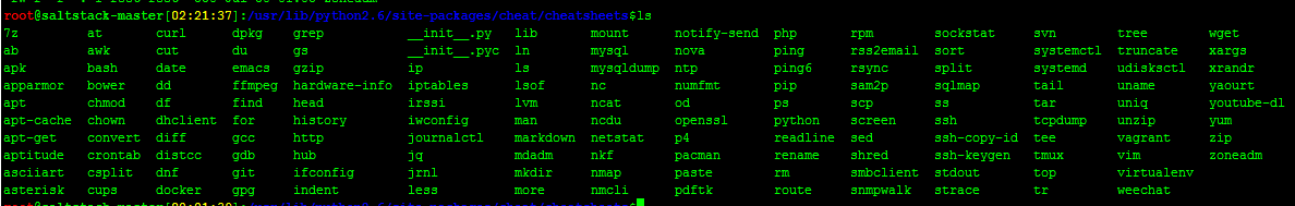 Linux下更好用的帮助命令cheatLinux下更好用的帮助命令cheat
