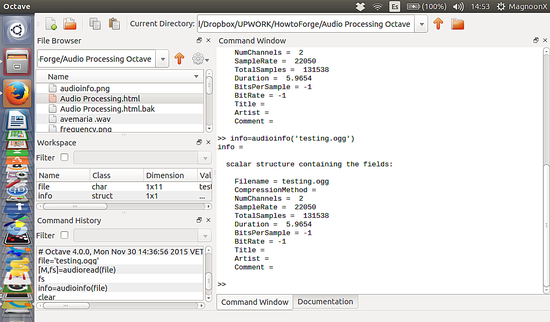 如何使用Octave 在Ubuntu上科学处理音频如何使用Octave 在Ubuntu上科学处理音频
